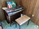 Vintage Kimball Swinger 400 Organ with Stool