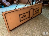 Eight-foot Wooden Folding Table