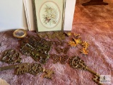 Large Lot of Vintage Decorative Wall Items