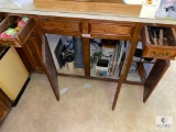 Contents of the Side Drawers and Lower Kitchen Cabintets