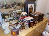 Large Lot of Books and Religious Items