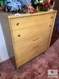 Vintage Five-Drawer Chest of Drawers