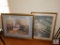 Lot of 2 Large Framed Prints - April Morning & Evening Song