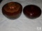 Lot of 2 Lidded Stoneware Pottery Dishes