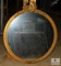 Antique Round Gold Gilt Framed Mirror