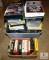 Lot of Assorted 8 Track Discs, DVD & VHS Movies