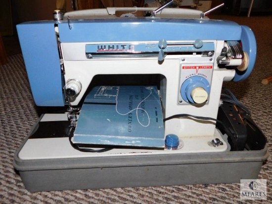 White Zigzag Width 265 Sewing Machine
