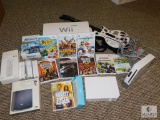 Nintendo Wii Set Console with Lots of Games & Accessories