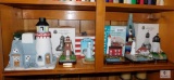 7 Piece Lot of Collectible Lighthouses - Some Original Boxes Included