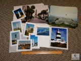 Large Lot of Landscape & Lighthouses Photographs