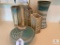 Five Pottery Pieces Stamped 