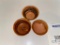 Three Small Jim McPhail Wooden Bowls