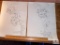 Two 1969 Hugo de Soto Pen and Ink Feline Drawings