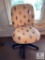Rolling Office Chair with Custom Upholstery