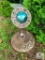 Celestial Themed Gazing Ball Metal Sculpture