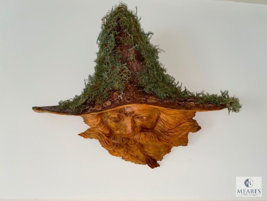 Hand Carved Stefan Vinyarsky "The Woodspirit", Plaque, and Additional Related Items