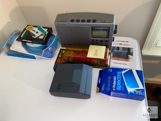 Electronics Lot Including Polaroid Camera