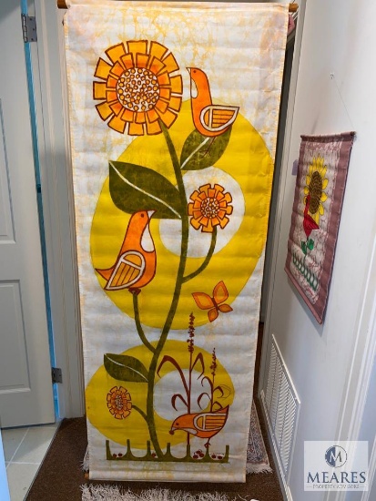26" x 71" John Griffin Batik with Two Sketches