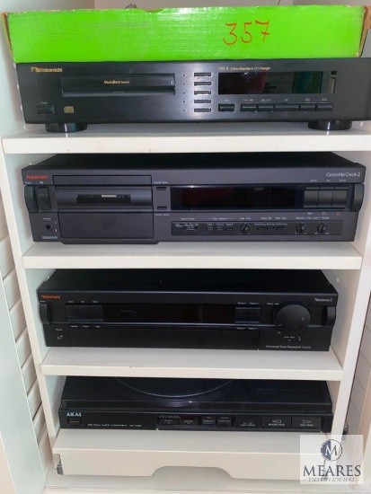 Nakamichi Stereo Equipment and AKAI Turntable