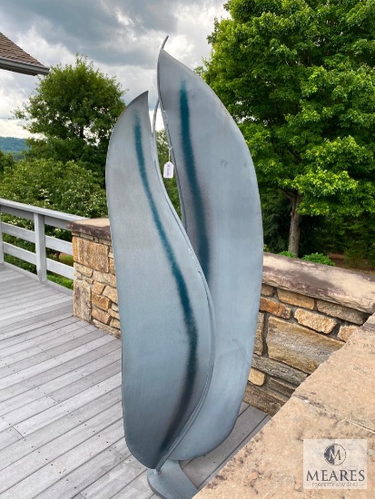 Large Joe Miller "Dolphin Dance" Metal Sculpture