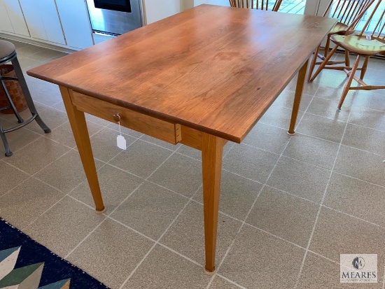 2001 Donald Bradley White Oak Breakfast Table