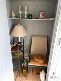Contents of Two Closets in Screened Porch