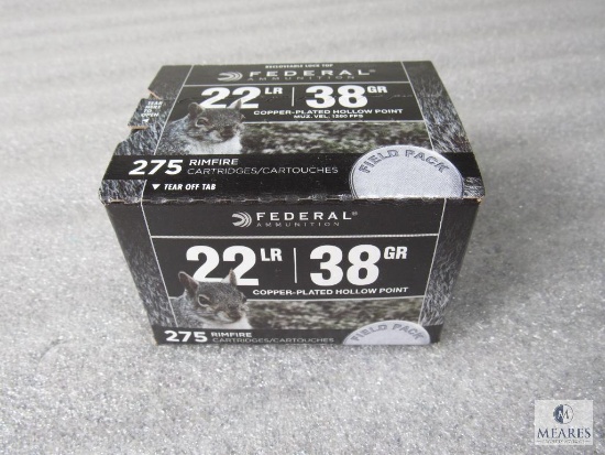 275 Rounds Federal .22 LR 38 Grain Ammo
