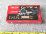 20 Rounds Norma Tactical .223 REM 55 Grain FMJ Ammo 3240 FPS