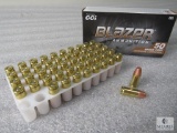 50 Rounds Blazer 9mm Luger 147 Grain FMJ Brass Case Ammo