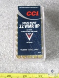 45 Rounds CCI Maxi-Mag .22 WMR HP Magnum Jacketed Hollow Point Ammo 40 Grain