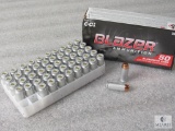 50 Rounds Blazer 10mm Auto 200 Grain FMJ Aluminum Case Ammo