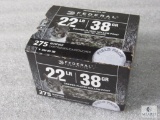 275 Rounds Federal .22 LR 38 Grain Copper Plated Hollow Point Ammo 1260 FPS