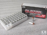 50 Rounds Blazer .40 S&W 180 Grain TMJ Aluminum Case Ammo