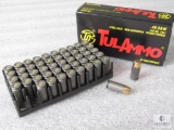 50 Rounds TulAmmo .40 S&W 180 Grain FMJ Steel Case Ammo