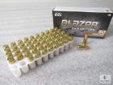 50 Rounds Blazer 9mm Luger 147 Grain FMJ Brass Case Ammo