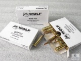 60 Rounds Wolf WM193 5.56x45mm 55 Grain FMJ Ball Ammo