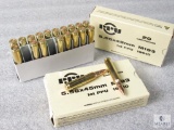 40 Rounds PPU M193 5.56x45mm Ammo