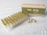 50 Rounds PerFecta .380 Auto 95 Grain FMJ Brass Case Ammo