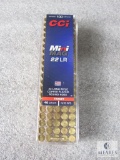100 Rounds CCI Mini-Mag .22 LR 40 Grain Copper Plated Round Nose Ammo 1235 FPS