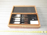 New Outers Gun Cleaning Kit in Wooden Case