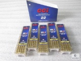 500 Rounds CCI .22 LR Mini-Mag Varmint 36 Grain Copper Plated HP Ammo 1260 FPS