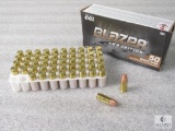 50 Rounds Blazer 9mm Luger 147 Grain FMJ Brass Case Ammo