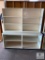 Two-piece Wooden Bookshelf/Storage Cabinet