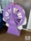 Purple and White Waterwheel-style Rotating Display Unit