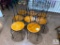 Group of Eight Ice Cream Parlor Chairs