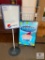 Pepsi Dry Erase Sign, Metal Sandwich Sign Display