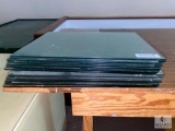Approximately 12 Pieces of Rectangular Glass Panels