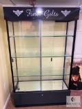 Fine Gifts Display Case with Sliding Glass Doors
