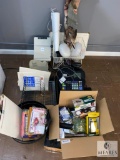Large Lot of Office Supplies and Credit Card Readers