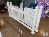 PVC Fencing with Additional Pieces